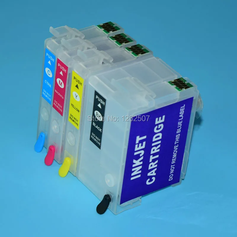 252XL T27XL T2711-T2714 Refillable Ink Cartridges With ARC Chips For Epson WF-7110 7610 7620 3620 3640 7710 7720 7715 Printers