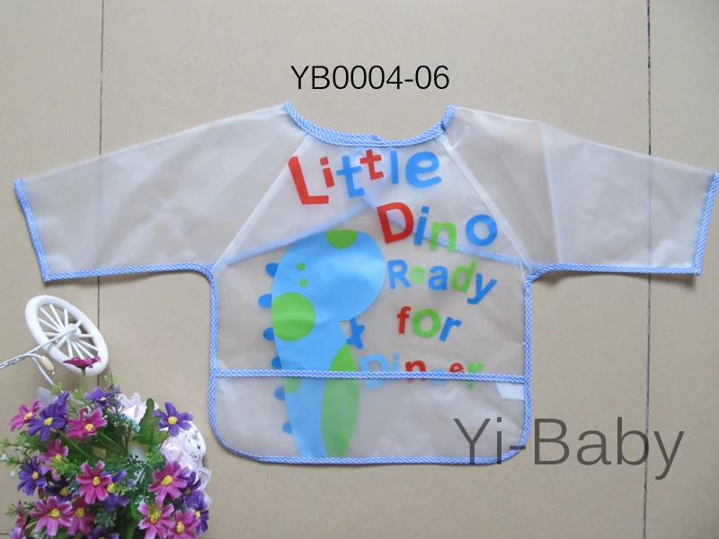 

Long Sleeve Waterproof Coverall Baby Bibs Cute Animals Toddler Newborn Scarf Feeding Smock For Children Baby Boy Burp Cloths