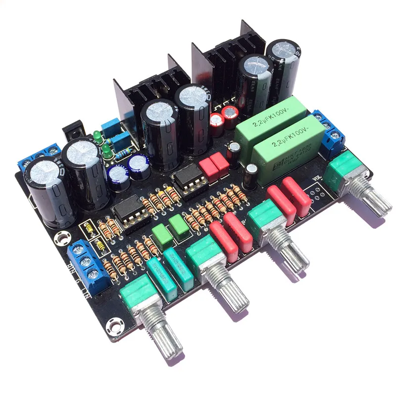 Dual op amp NE5532 Double AC 12V Class A Pre-class Fever tone board with KBP307 power rectifier finished board