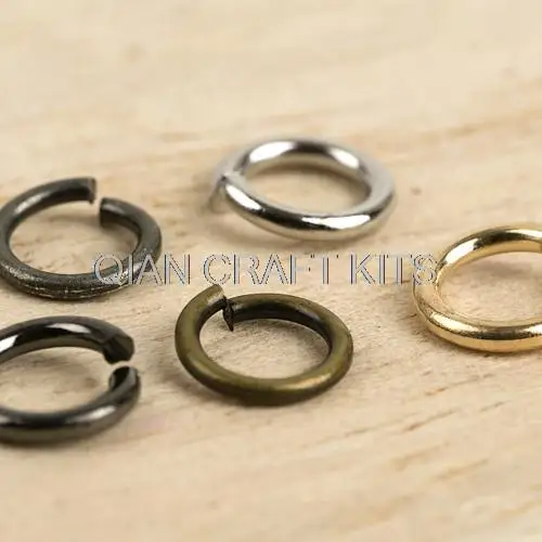 Set of 2000pcs gold,14K Gold,shiny silver,rhodium,bronze o rings Jumpring,(3mm-12mm) mixed colors and sizes