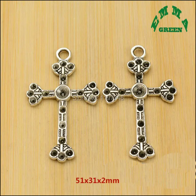 2017 Mini Order Various Ancient Metal Cross Charm Pendant For Men's Jewelry Making Accessories DIY Findings Handwork Material