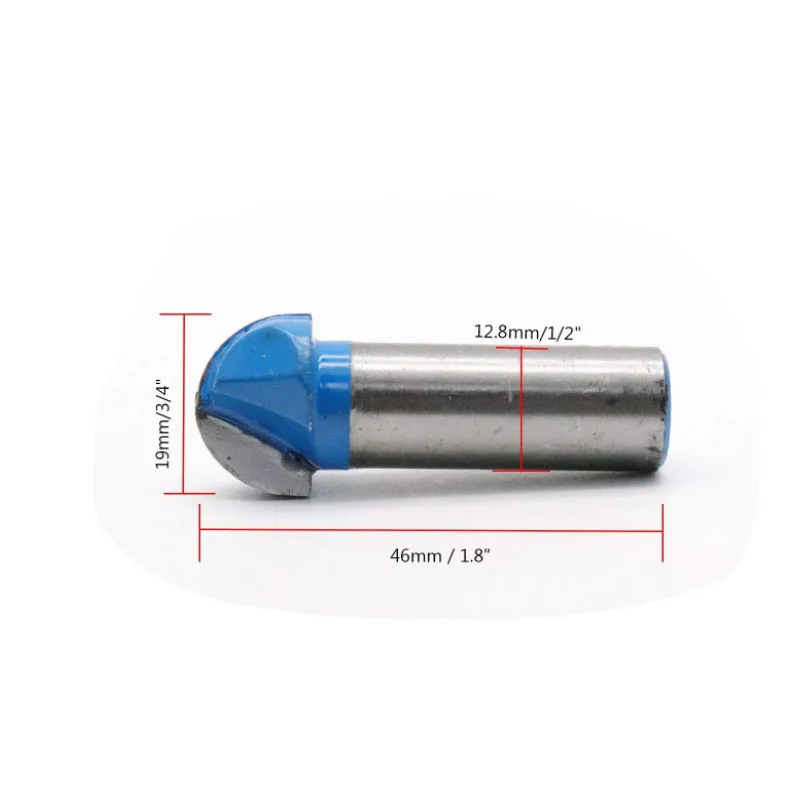 Double Flutes Design Core/Cove Box Router Bit 1/2 Inch Shank 3/4 Inch Cutting Dia for Carpenter-Pack of 2 (1/2