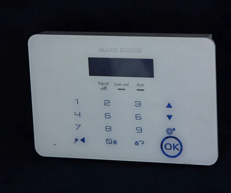 

wireless touch keypad surveillance GSM alarm monitoring system