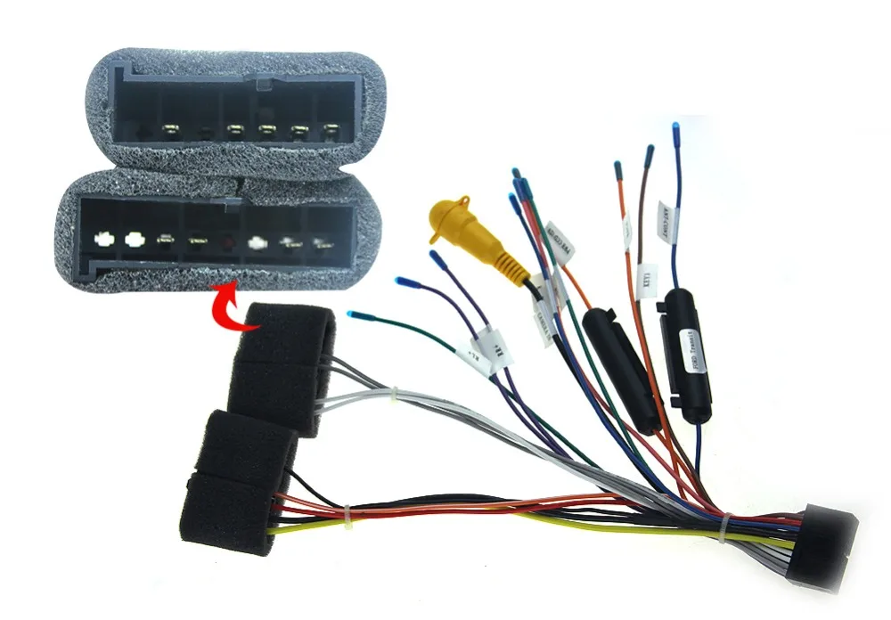 

Car ISO wiring harness for Ford car radio power adaptor power cable radio plug