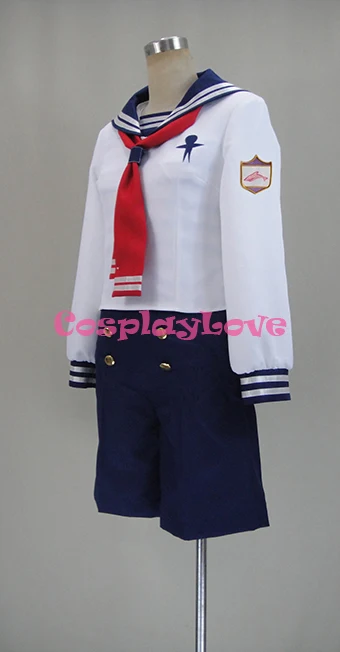 Free! Iwatobi Swim Club Rin Matsuoka Sailor Suit Cosplay Costume