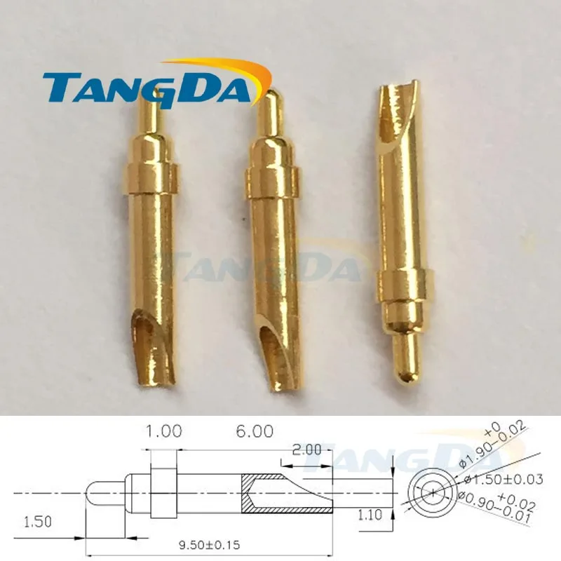 Tangda pogopin 1.9*9.5 mm Connectors Antivirus explosion products Conducting needle Spring thimble (Can be customized)