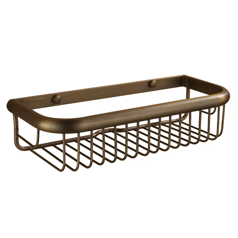Bathroom Shelf Gold/Chrome/Rose Gold Brass Shower Shampoo Soap Cosmetic Shelf Bathroom Accessories Storage Organizer Rack Holder