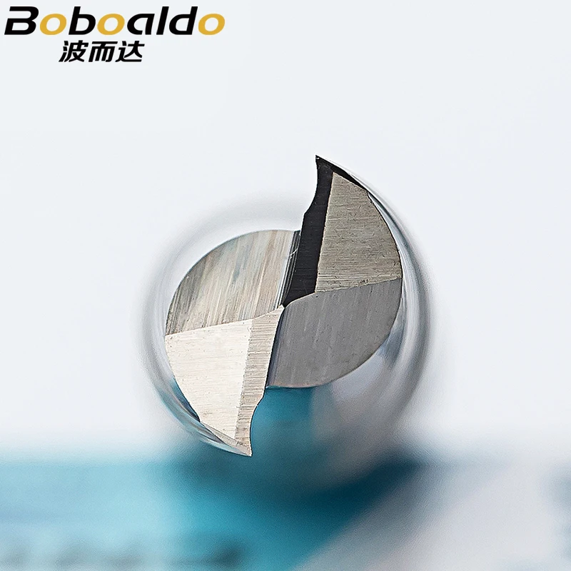 2pc/set 3.175mm 2 Flute Spiral Milling Cutter CNC router bit for wood Acrylic PVC MDF End Mill Tungsten Carbide Good
