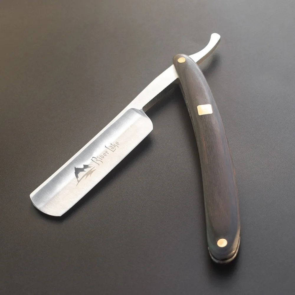 Vintage Straight Edge Stainless Steel Hair Shaper Barber Razor Folding Shaving Knife