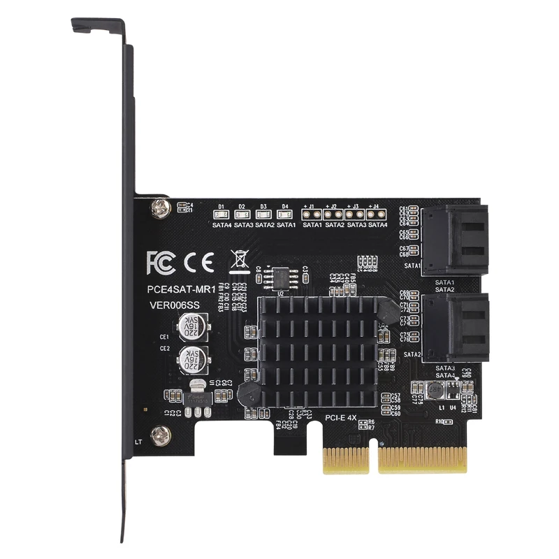 

Marvell 88SE9230 Chip SATA/PCIE Raid Controller SATA PCIE SATA Raid Card PCI-E SATA Raid PCI Express 4X with Low Profile Bracket