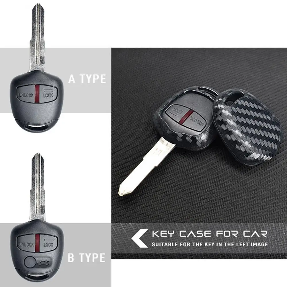 Car Protection Key Covers Accessories Alarm Remote Controller Styling Case For Mitsubishi Pajero EX Lancer ASX Outlander Galant