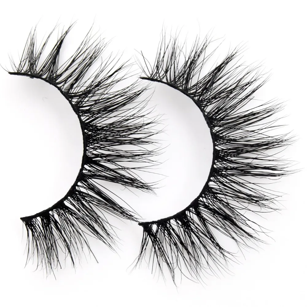 Visofree Eyelashes 3D Mink Lash High Volume Handmade Reusable Lashes Winged Long Soft Dramatic Mink Lashes False Eyelashes D107