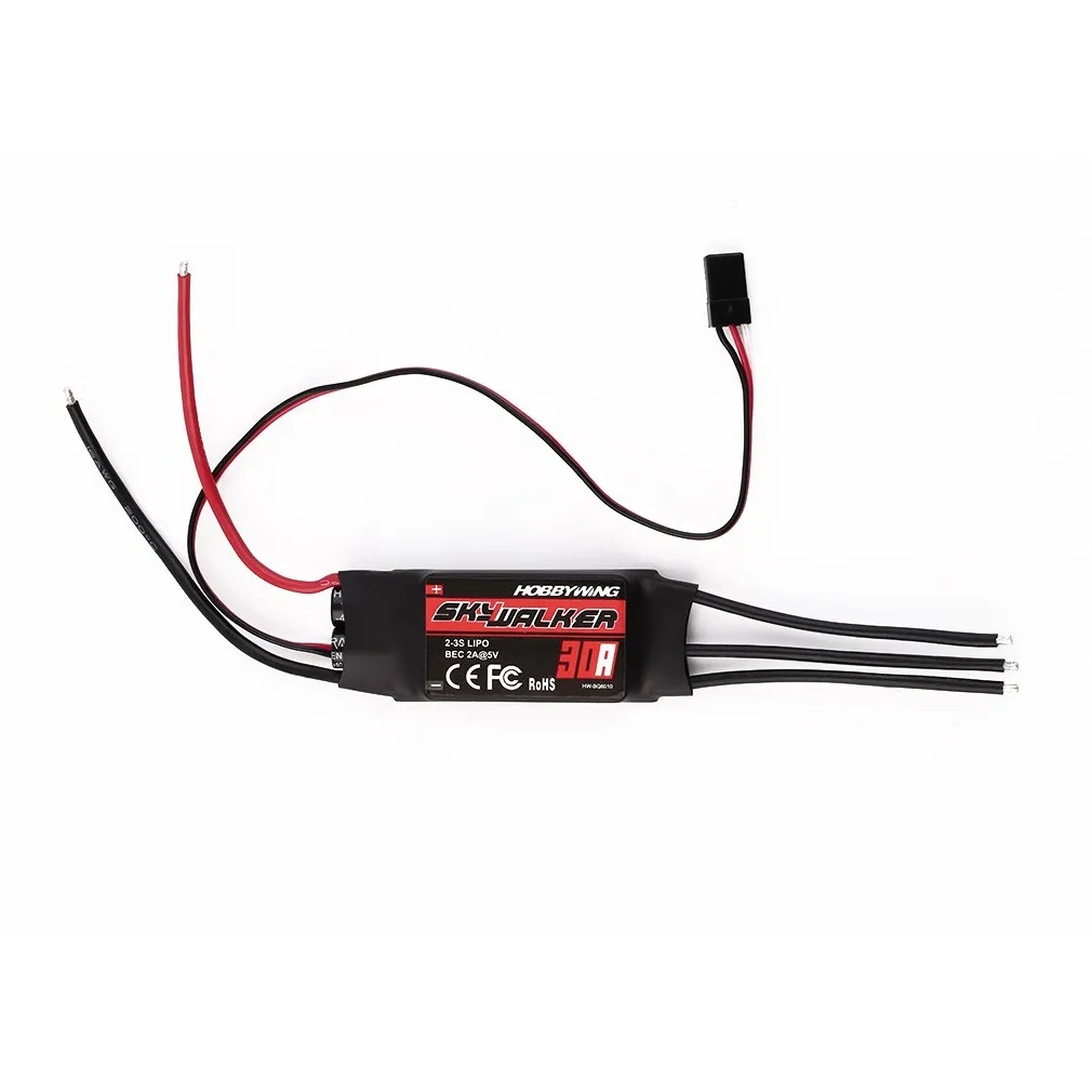 Hobbywing SkyWalker 15A 20A 30A 40A 50A 60A 80A ESC Brushless Speed Controller With BEC For RC FPV Quadcopter Skywalker Airplane