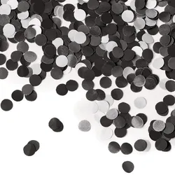 25gm 1cm Paper Black White Yellow Confetti round wedding Birthday Party Decor Bachelor party filer Table event party Supplies