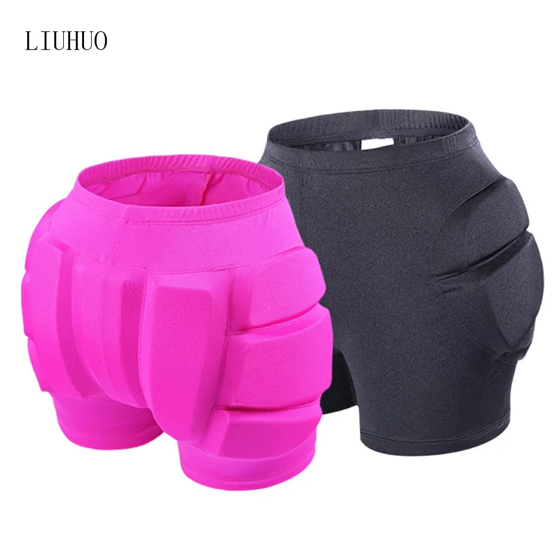 Almohadilla protectora de caderas de hielo para patinaje artístico, Protector de seguridad para deportes, protección contra impactos de esquí, pantalones cortos resistentes al desgaste para adolescentes