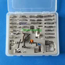 Plastic Box 34 PCS Presser Foot for BERNINA NEW Style Aurora Artista Activa 100