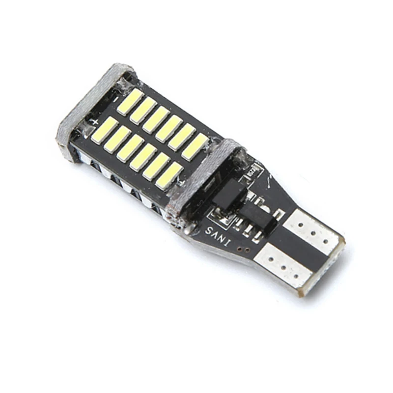 50Pcs T15 W16W 920 921 912 CANBUS Car LED Reverse Light Bulb Brake Lamp Parking Light Bulbs 30SMD White DC12V