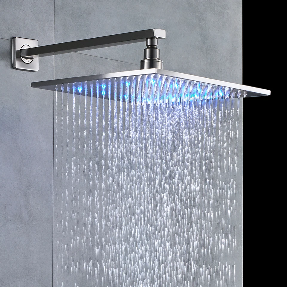 Luxury Color Changing Rainfall Shower Head
