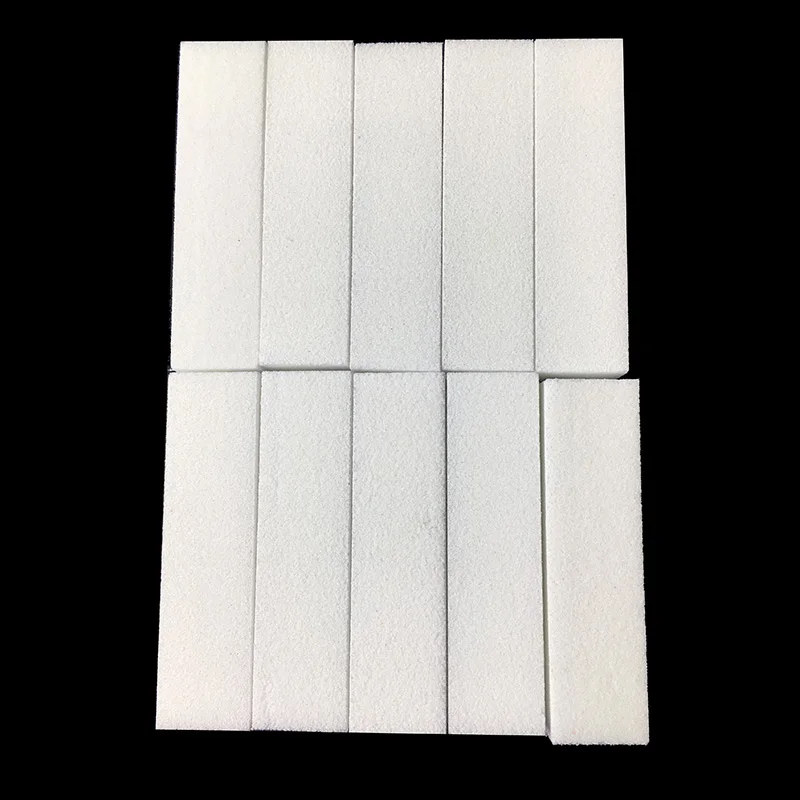 50 ชิ้น/เซ็ตฟองน้ําขัดเล็บไฟล์บัฟเฟอร์สําหรับ UV เจลเล็บ DIY เล็บเล็บเท้าเล็บสีขาวบัฟเฟอร์แฟ้ม