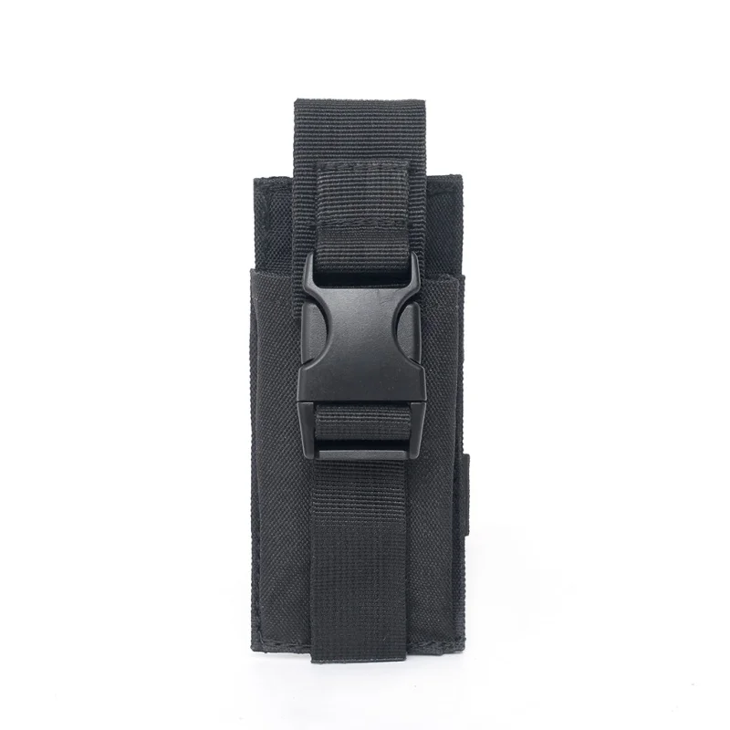 Tactical Single Pistol Magazine Pouch Molle Pouch Knife Flashlight Sheath Airsoft Hunting Ammo Camo Bags Belt Bags Outdoor