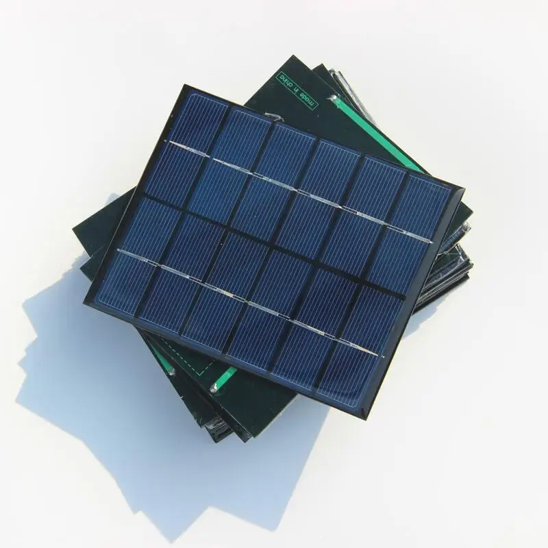 Big Sale 50PCS/Lot 2W 6V 330Ma Polycrystalline Epoxy Solar Panel Solar Cell For DIY System/Applications Wide Compatibility Hot