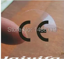 

1000pcs transparent CE labels, CE sticker, PVC stickers, Diameter 10mm, free shipping