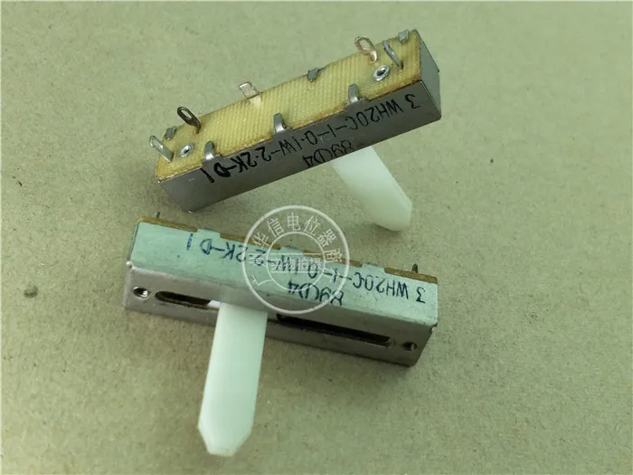 Original new 100% WH20C-1-0.1W-2.2K-D1 5cm sliding clipper single potentiometer 2.2K white handle 26MM (SWITCH)