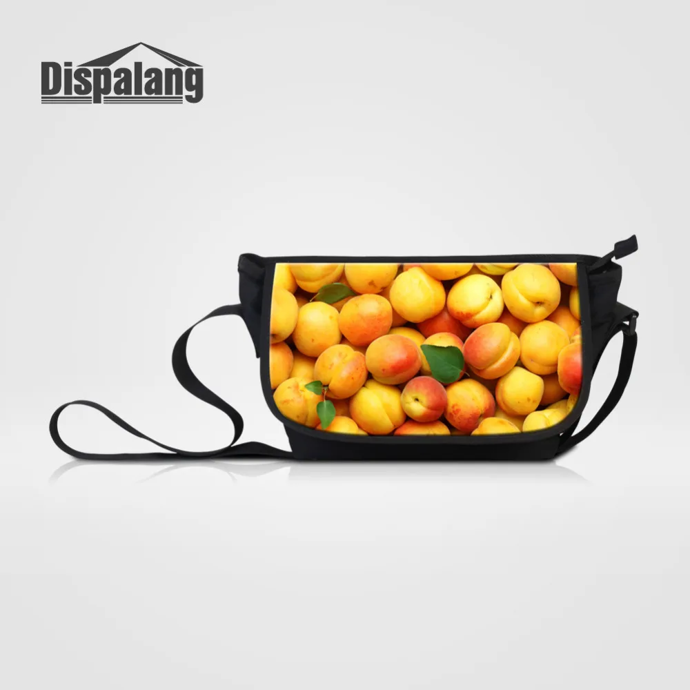 

Dispalang 3D Fruits Print Messenger Bags for Wome Men Casual Crossbody Bag Children School Shoulder Bags Girls Large Handbag