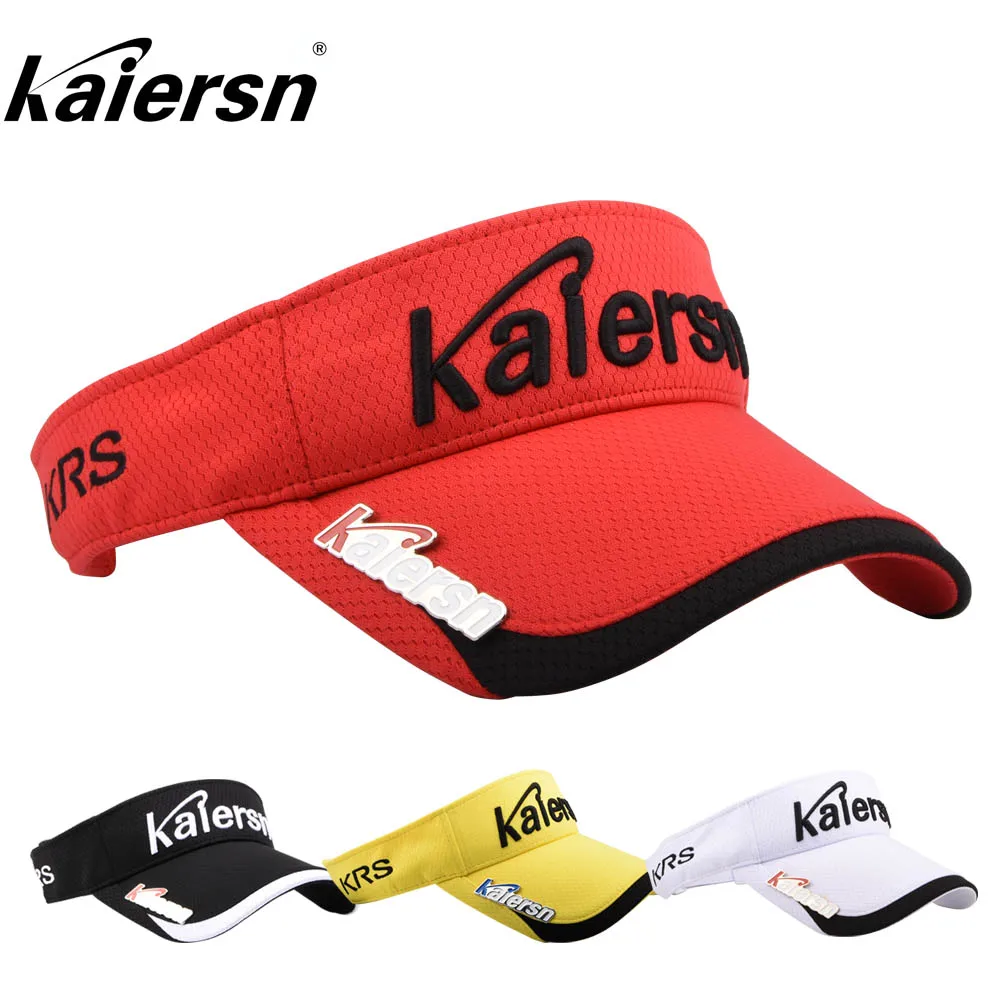 2019 New Arrival Outdoor  Sun Golf Caps For Men And Women Summer 4 Colors Sport Cap Golf Ball Hat With Marker