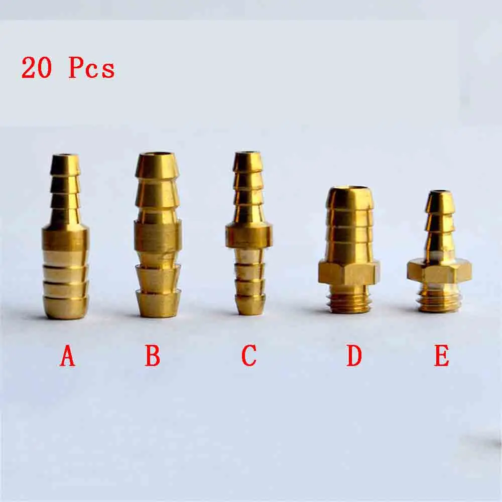 

20pcs Dental straight valve butt valve copper 3mm connect to 5mm metal valve dental chair equipment unit accessories parts