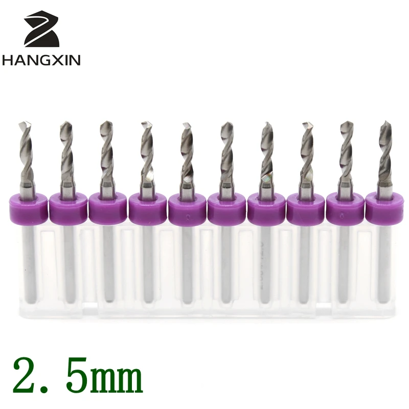 2.5mm PCB Drill Kit Tungsten Carbide Staircase Drill Metal CNC Router Woodworking Hand Drill Laser Engraving Cutter Tool