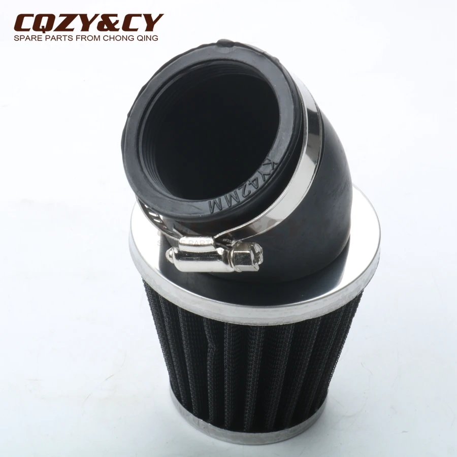 42mm high quality air filter for KYMCO Agility 125 Super 8 125cc 45-degree angle 4T