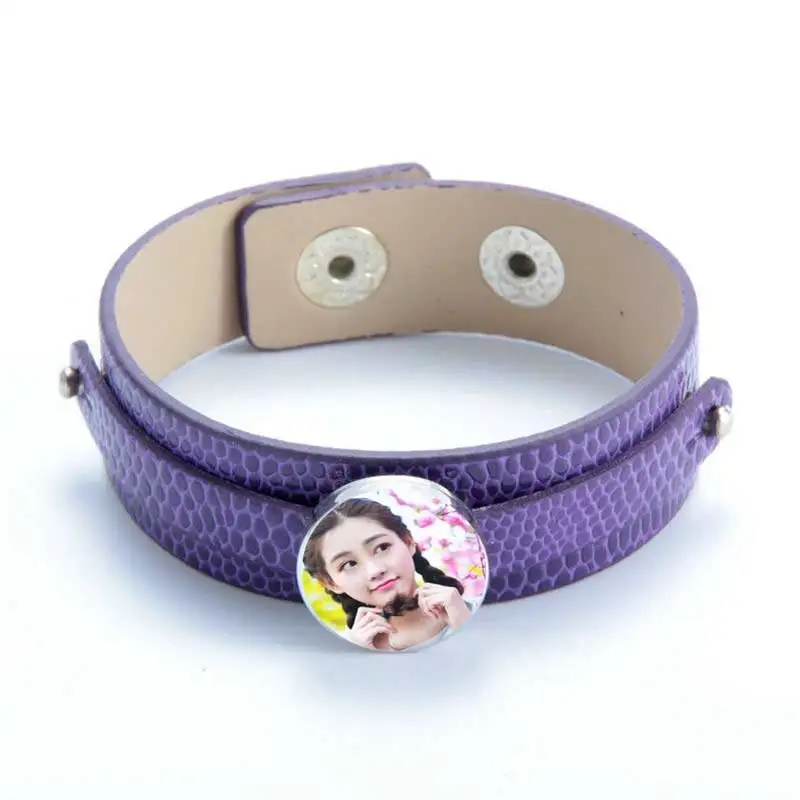 

pu leather bracelet for sublimation women bracelets jewelry for thermal transfer printing blank custom diy consumables material