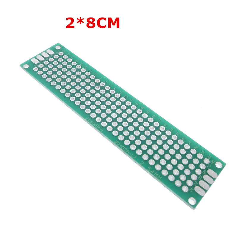 16 Cái Mặt Đôi PCB Mạ Thiếc 2.54Mm Mạch In FR4 1.6Mm Đa Năng PCB 2*8 3*7 4*6 5*7 6*8 7*9 8*12 9*15CM Veroboard