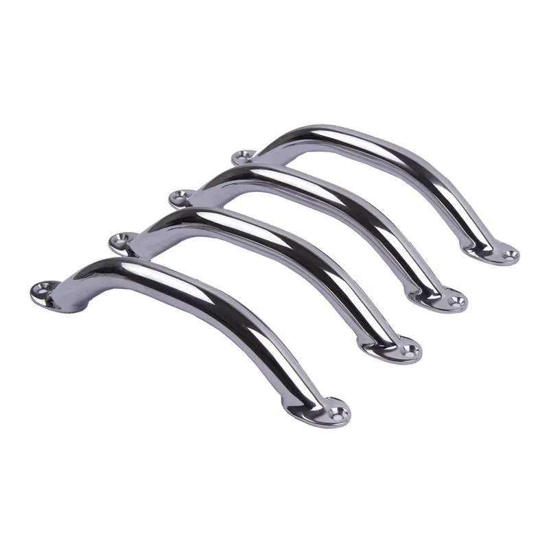 

Boat Accessories 4 Pieces 316 Stainless Steel 9'' Boat Polished Boat Marine Grab Handle Handrail boat accessories marine