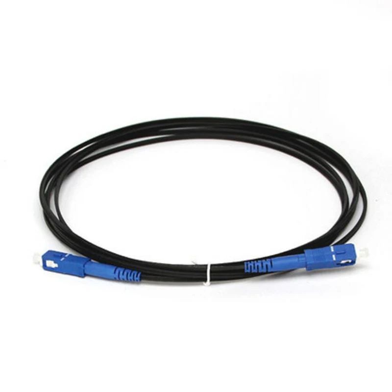 

High Quality 10PCS SC UPC 3M Simplex Singlemode fiber optic patch cord Cable Outdoor SC UPC FTTH Fiber optic jumper cable