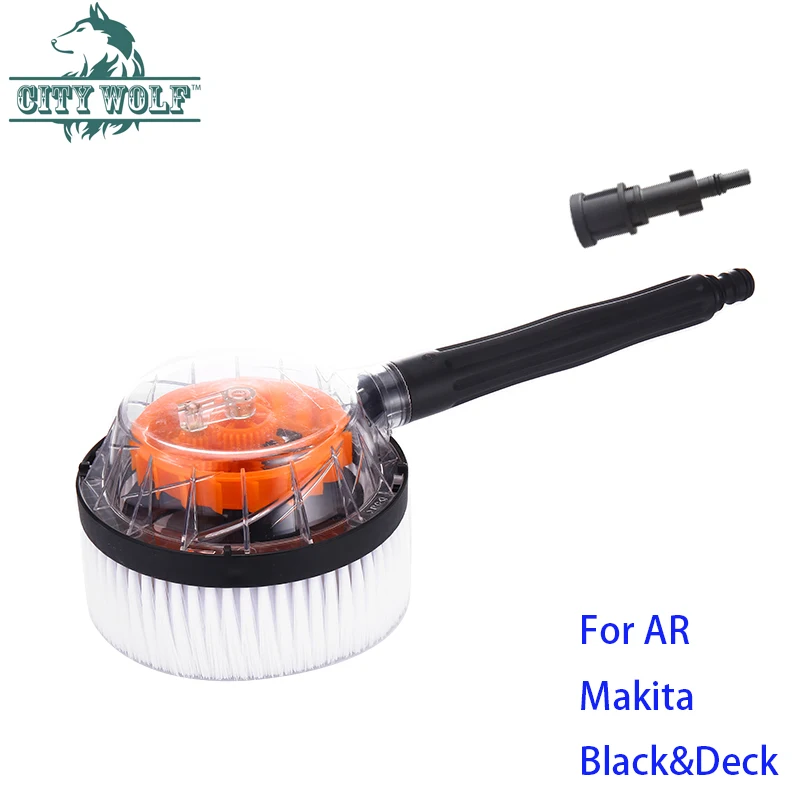 

Car Washer Rotatable Circular Brush wheel tires cleaner AR Black&Deck Makita Bosche high pressure washer accessories city wolf