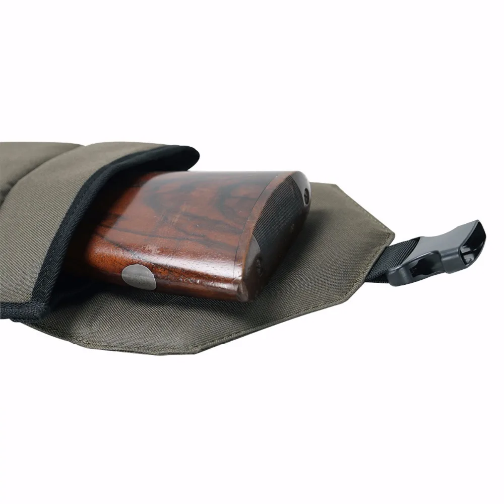 Tourbon Hunting Gun Accessories Shotgun Slip Soft Case Gun Range Bescherming Tas Met Gesp Voor Schieten 125Cm