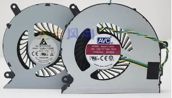 

Original Delta BUB1112HB 12V 0.75A/AVC BAAA1115R2U 12V 1.0A four-wire turbine fan