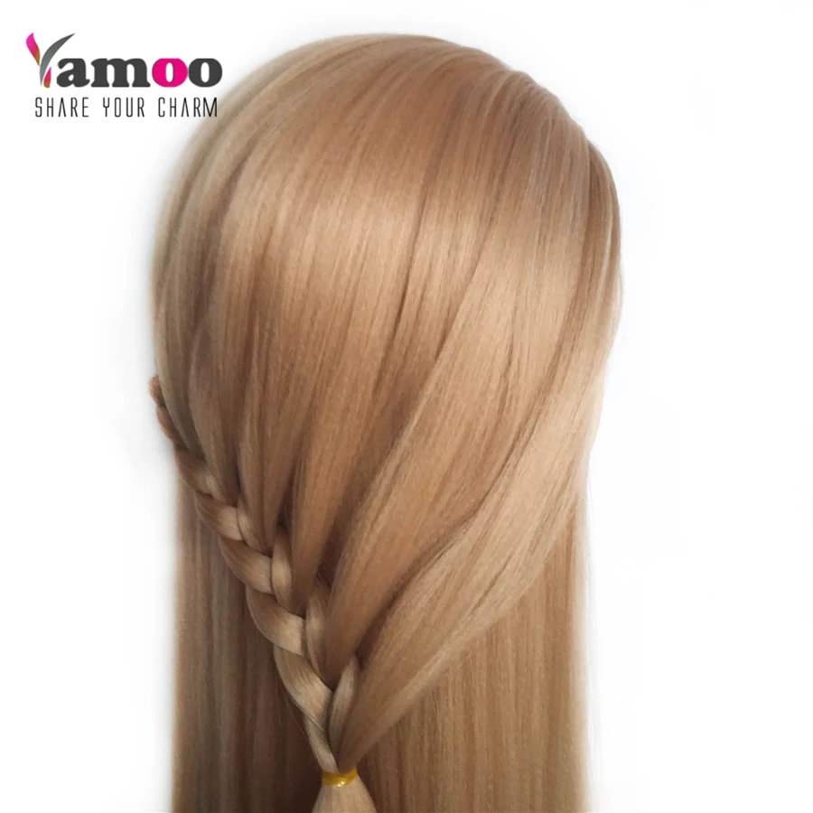 Cabeça de manequim feminino para cabeleireiro, cabeleireiro profissional, Styling Training Head, alta qualidade, 65cm