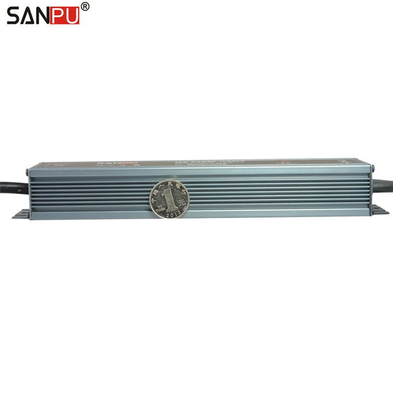 Imagem -04 - Sanpu 12 Volts Levou Fonte de Alimentação à Prova d Água Ac-dc 16a Ip67 12 v dc 200 w 220 v Transformador de Iluminação Motorista 12vdc Fina de Alumínio Fino