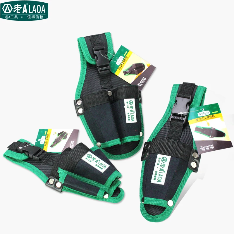 LAOA Multifunction Tool Bag 600D Double Layers Oxford Fabric Repair Waist Bags Tool Pockets