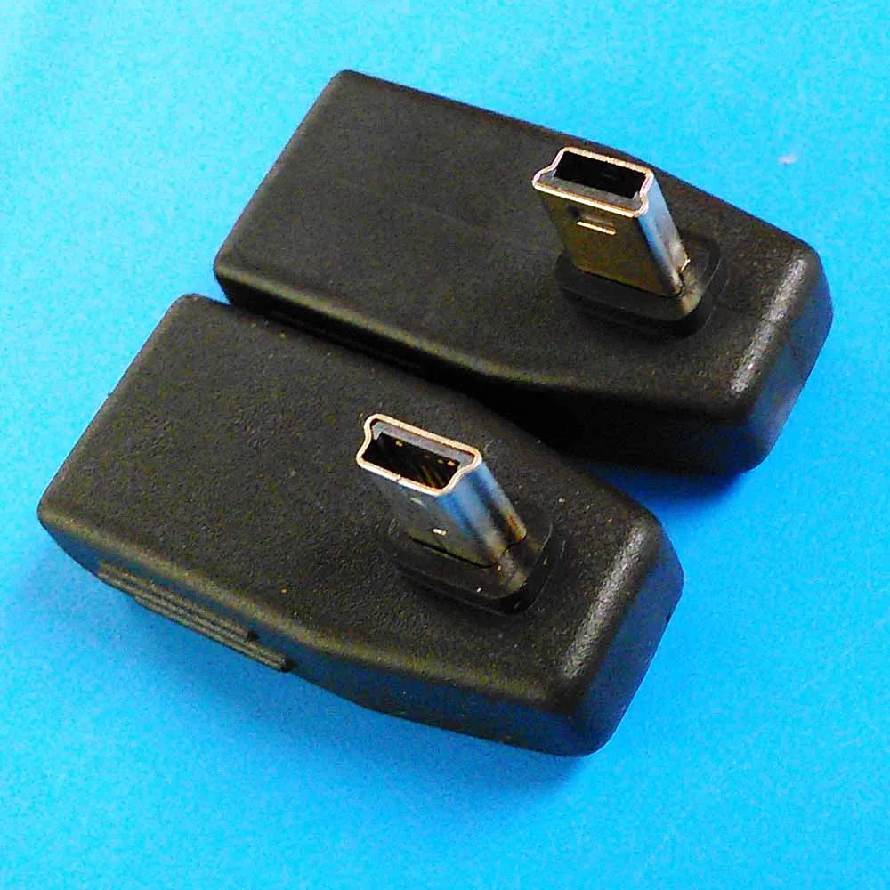 L자형 미니 USB 어댑터, USB 2.0-미니 USB, 젠더 체인저, 90 도