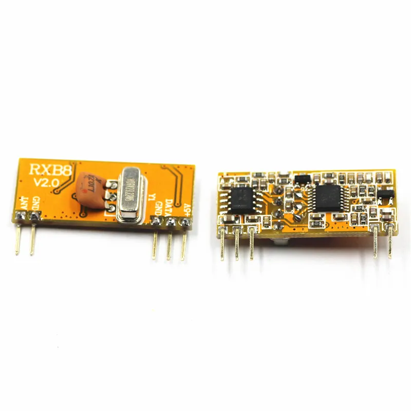 2pcs RXB8 V2.0 433Mhz Wireless Receiver Module Superheterodyne Wireless Receiver Modules