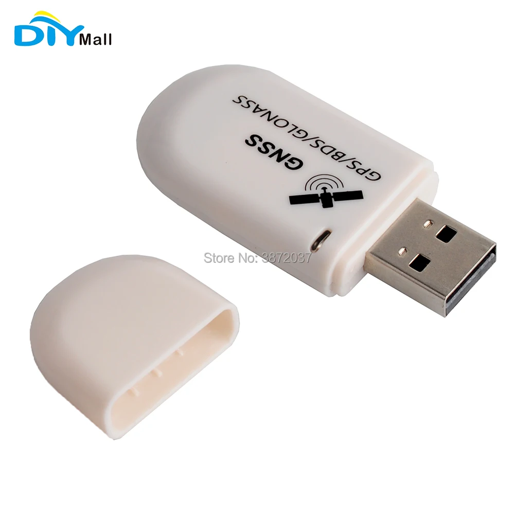 10pcs/lot DIYmall USB GPS Receiver Module GNSS GLONASS Antenna Laptop PC Tablet Car Navigation for Win7 Win8 Win10 XP G72