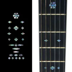 Fretboard Markers Inlay Sticker Decals for Guitar & Bass - Vintage Snowflakes