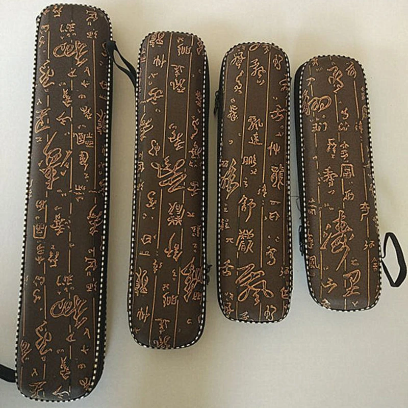 Ancient Chinese character flute Case 2-Section Bamboo flauta bag anti-wrestling hard box Woodwind instrument Dizi accessories