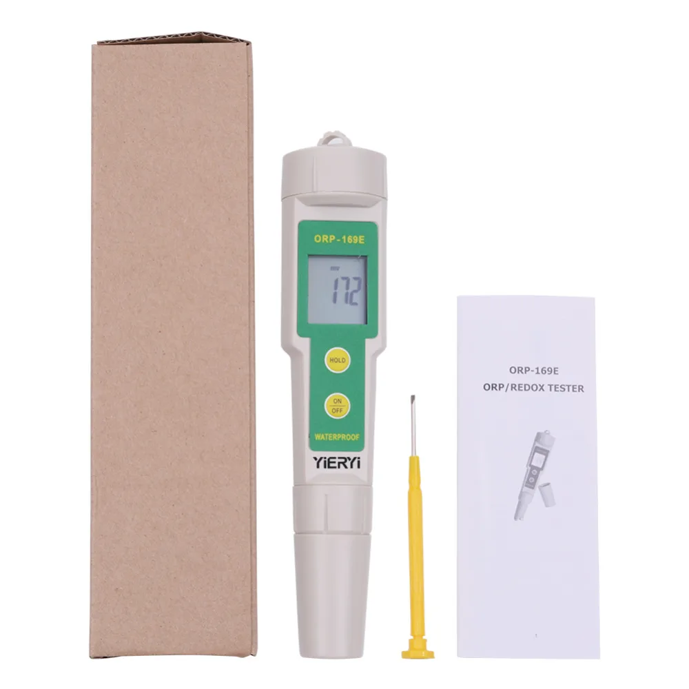 Portable Pen ORP Meter Redox Potential Tester Negative Potential Pen Tester ORP Meter with Replaceable Probe