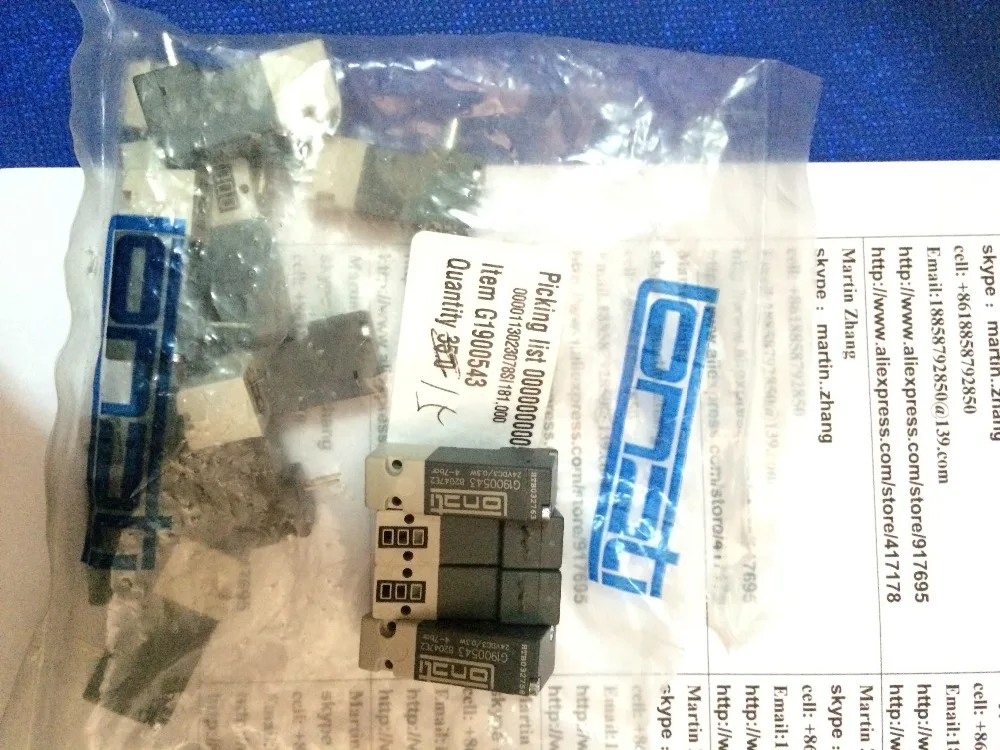Lonati serii skarpety korzystać z oryginalnego EV 10mm elektrozawór G1900543-82047E2