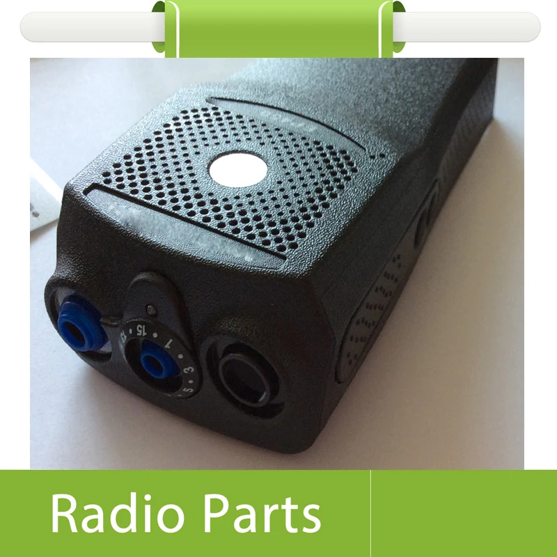 5set X involucro Radio di EP450 involucro anteriore lables PTT button bezel e manopole